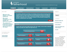 Tablet Screenshot of european-fatherhood.com